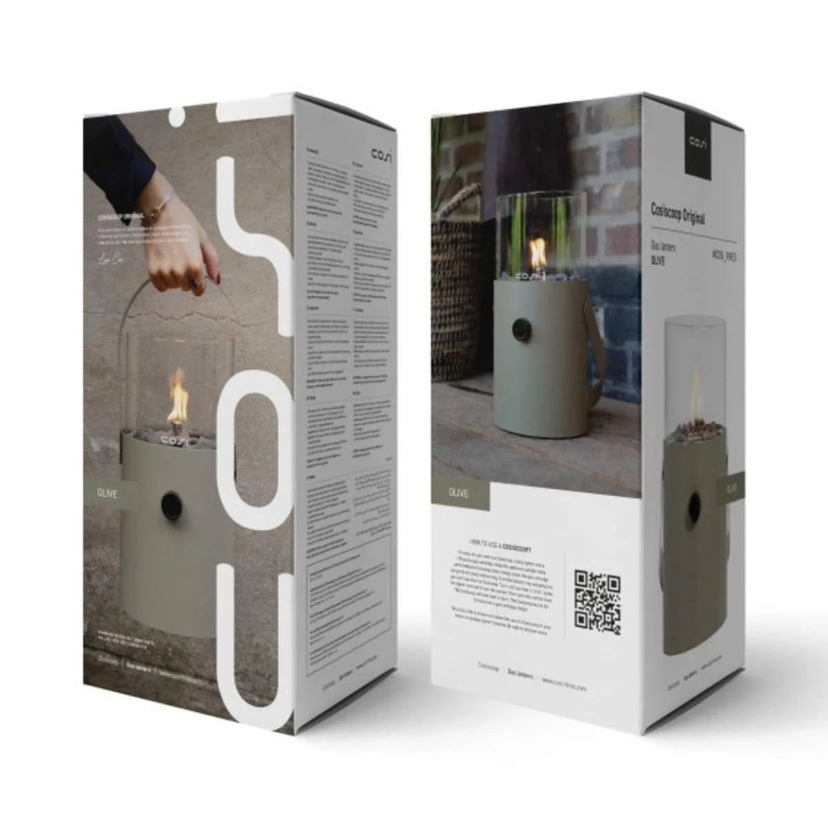 Pacific Lifestyle Cosiscoop Olive Fire Lantern - Image 15