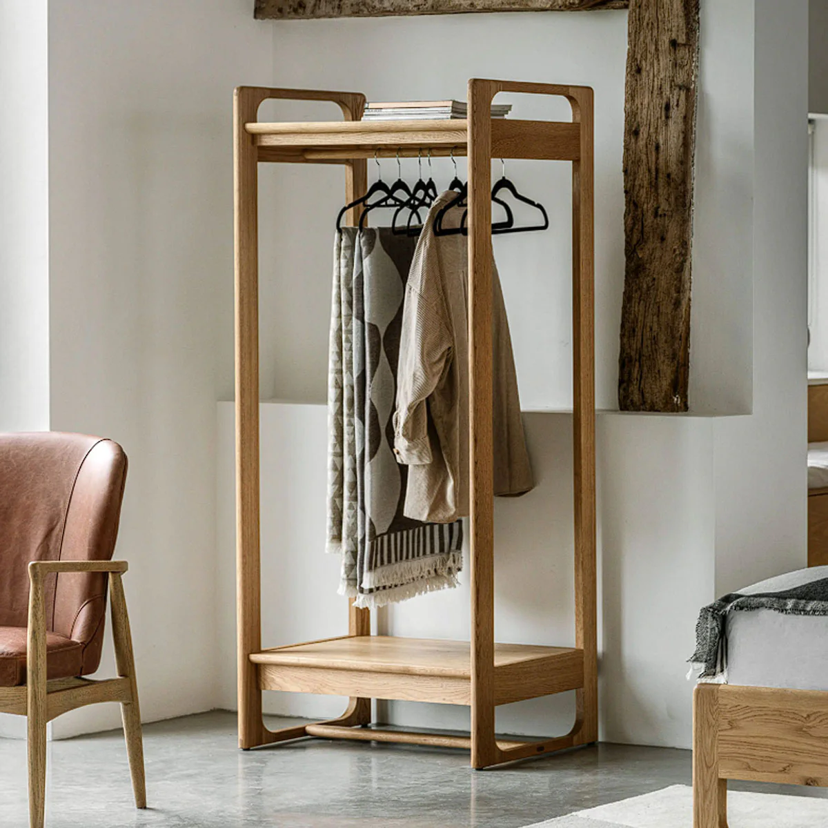 Gallery Direct Craft Open Wardrobe Natural - Image 6