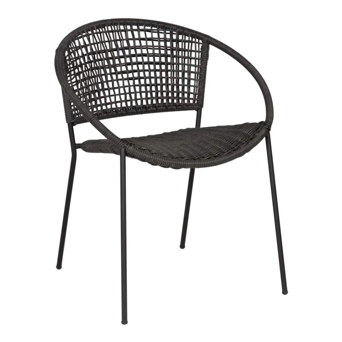 Pacific Lifestyle Dakota Black Outdoor Bistro Set - Image 6