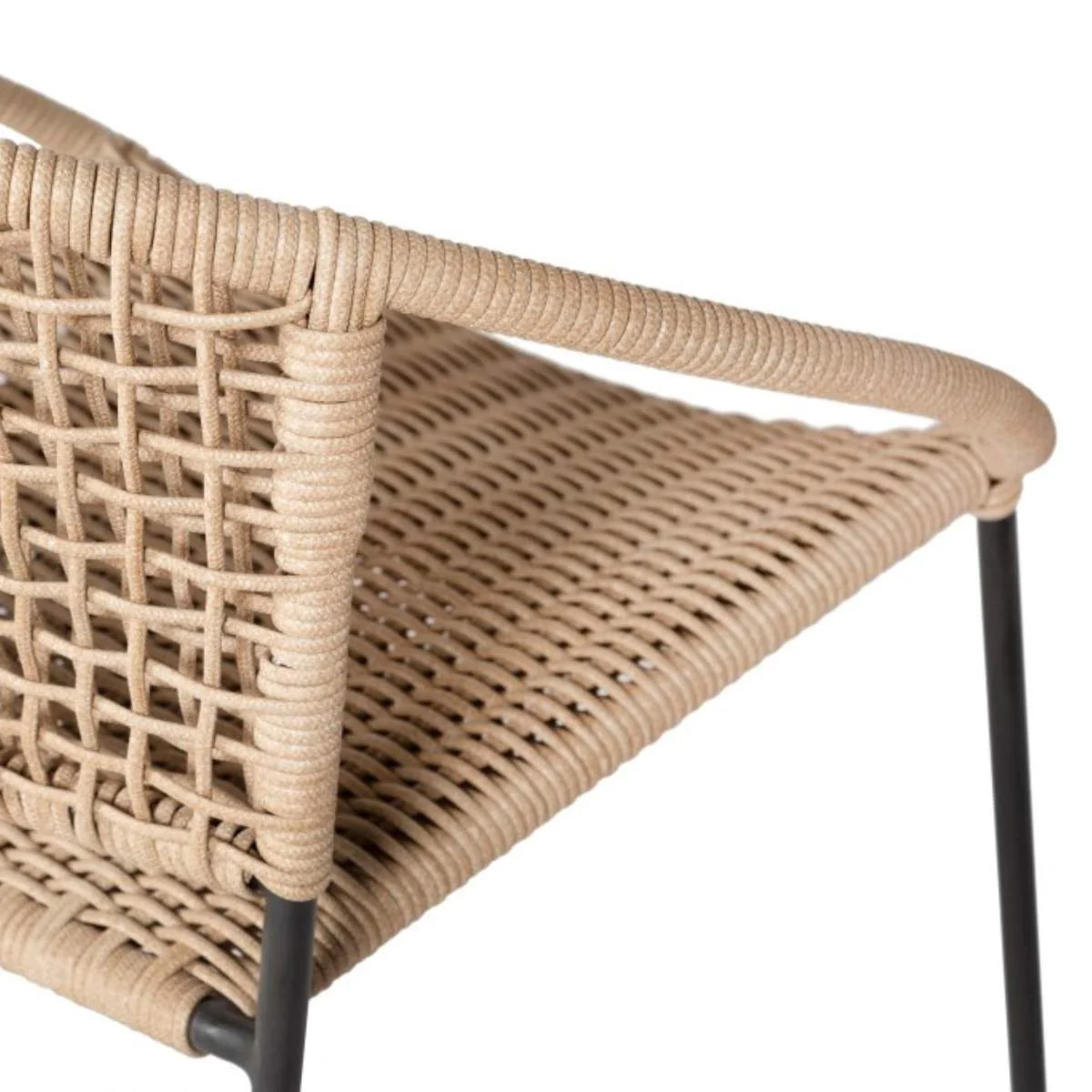 Pacific Lifestyle Dakota Natural Wheat Outdoor 4 Seater Dining Set - Image 11