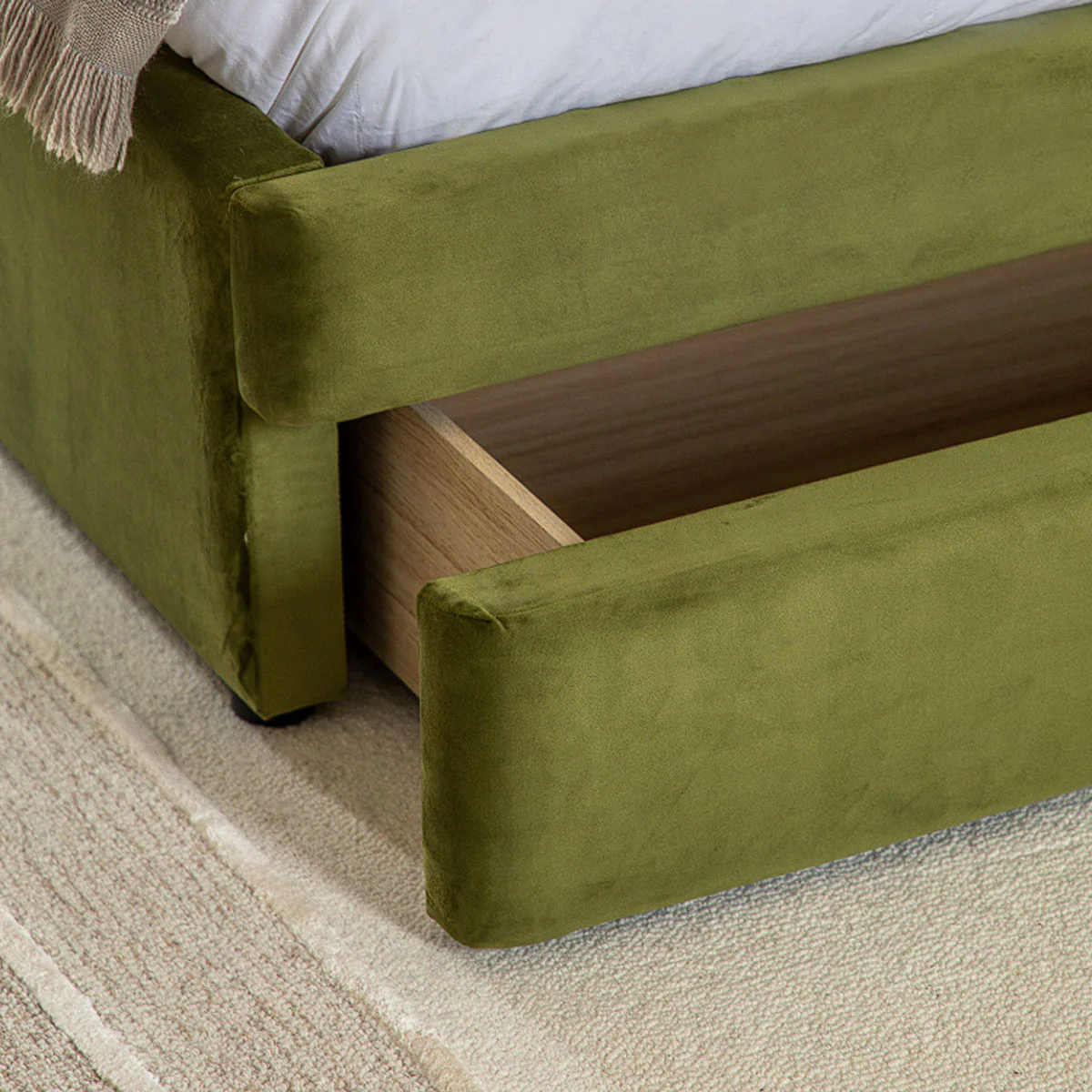 Gallery Direct Denton Bed Olive - Image 7
