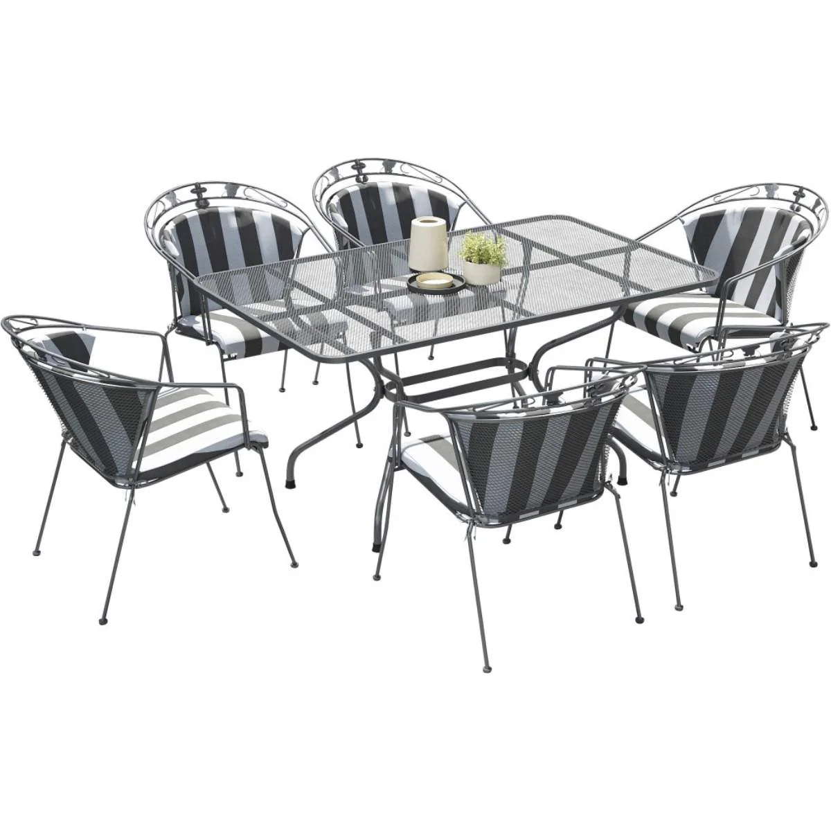 Pacific Lifestyle Elegance Rectangular 6 Seater Dining Set