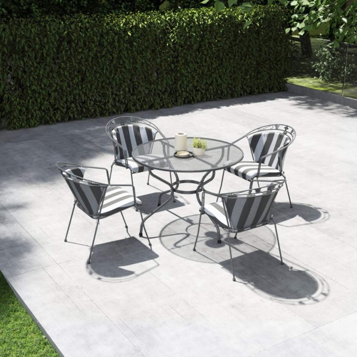 Pacific Lifestyle Elegance Round 4 Seater Dining Set - Image 10