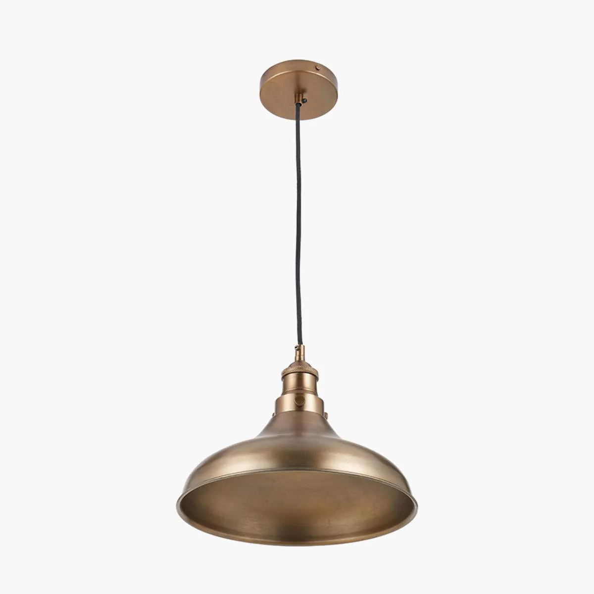 Pacific Lifestyle Ellis Antique Brass Café Metal Pendant - Image 3