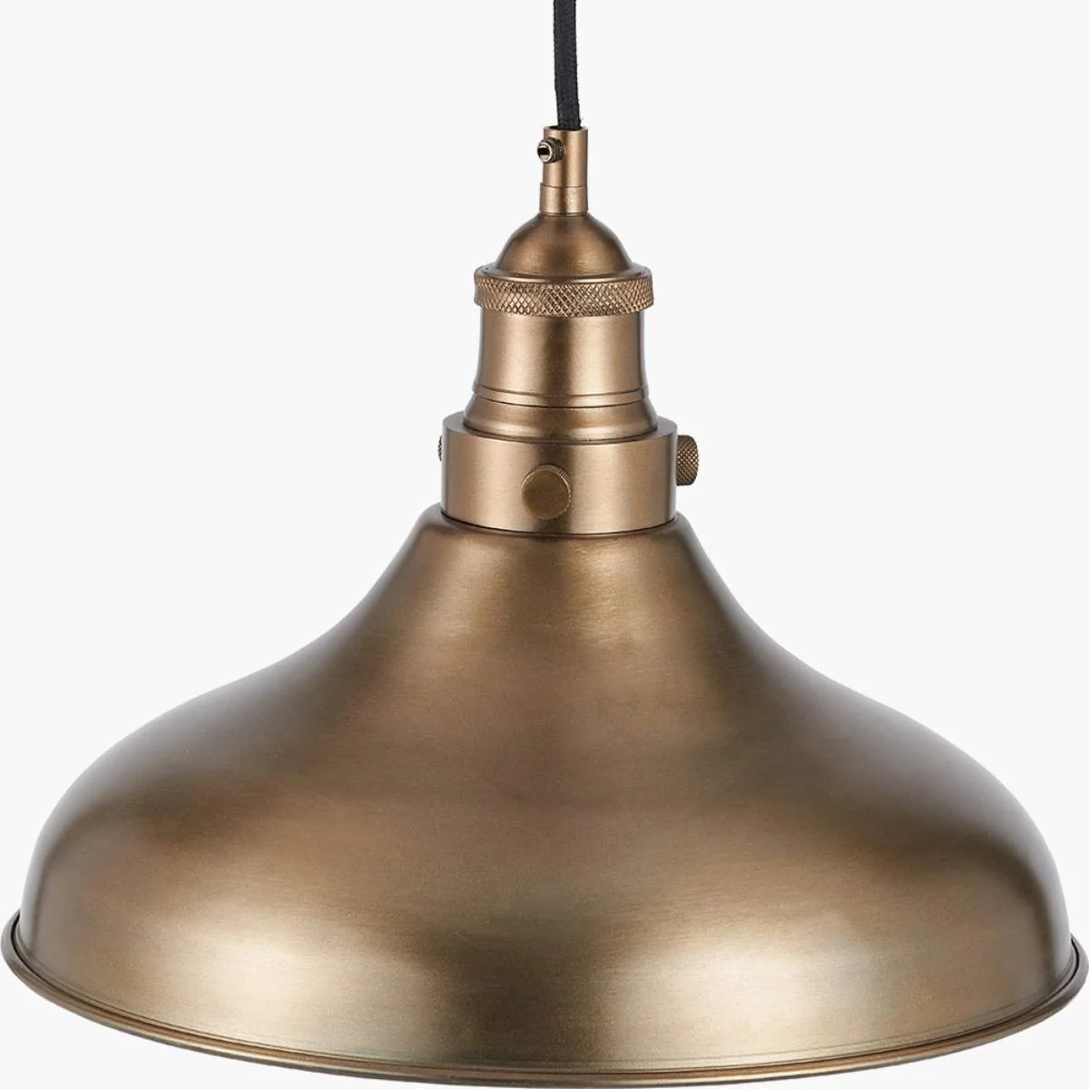 Pacific Lifestyle Ellis Antique Brass Café Metal Pendant - Image 6