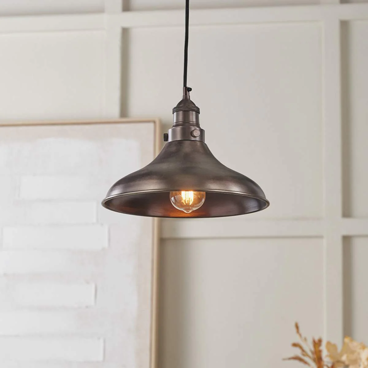 Pacific Lifestyle Ellis Antique Bronze Café Metal Pendant - Image 8