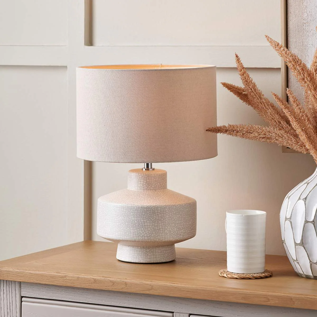 Pacific Lifestyle Elure Crackle Effect Table Lamp - Image 14