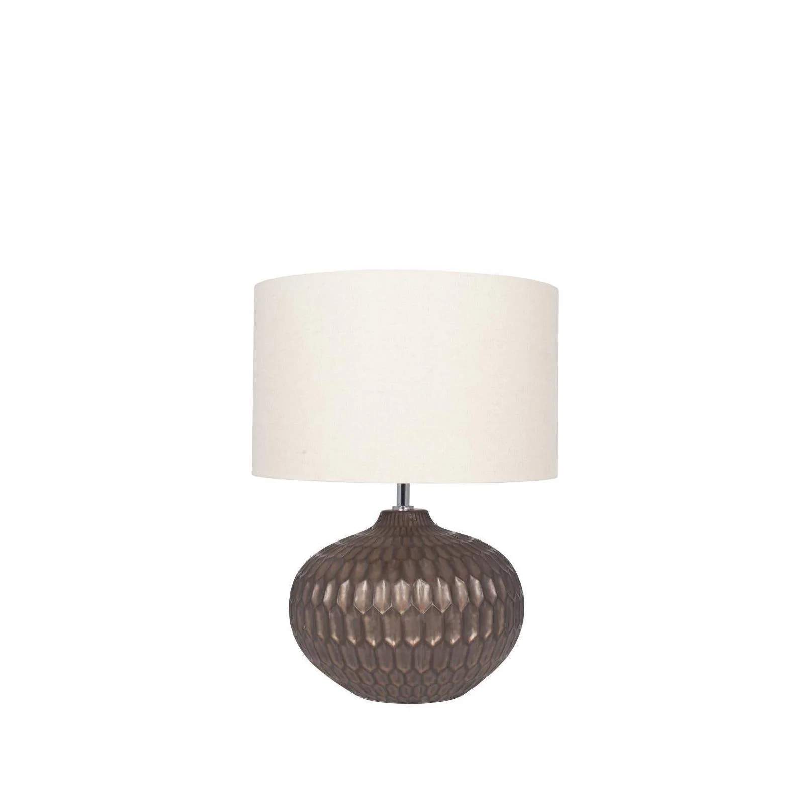 Pacific Lifestyle Erik Bronze Textured Glazed Ceramic Table Lamp - Image 2