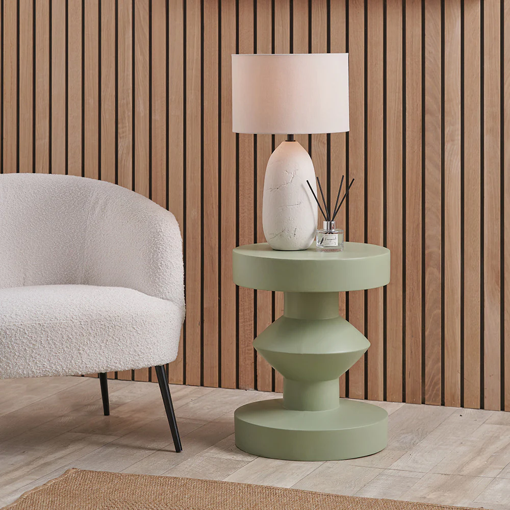 Pacific Lifestyle Eskil Sage Fibrestone Side Table - Image 5