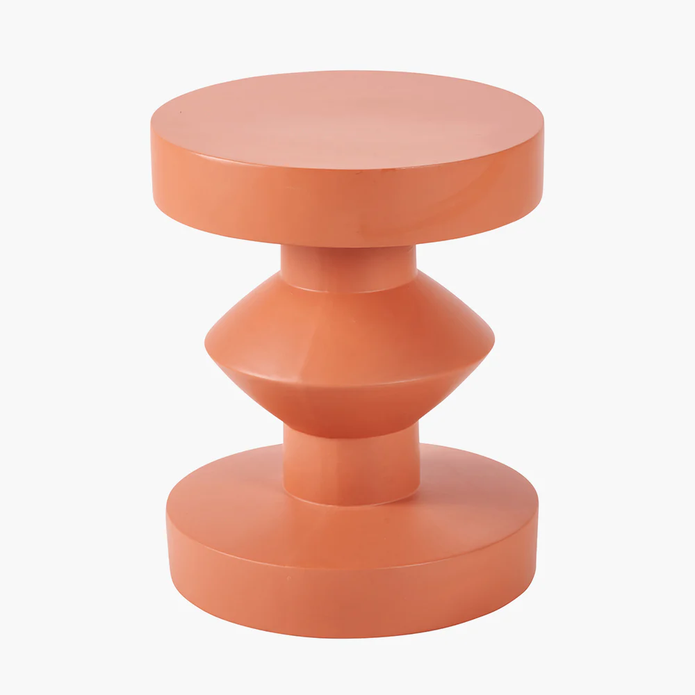 Pacific Lifestyle Eskil Terracotta Fibrestone Side Table - Image 2