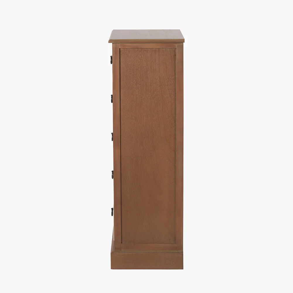 Pacific Lifestyle Falk Sage Multicoloured Pine Wood 5 Drawer Unit - Image 3
