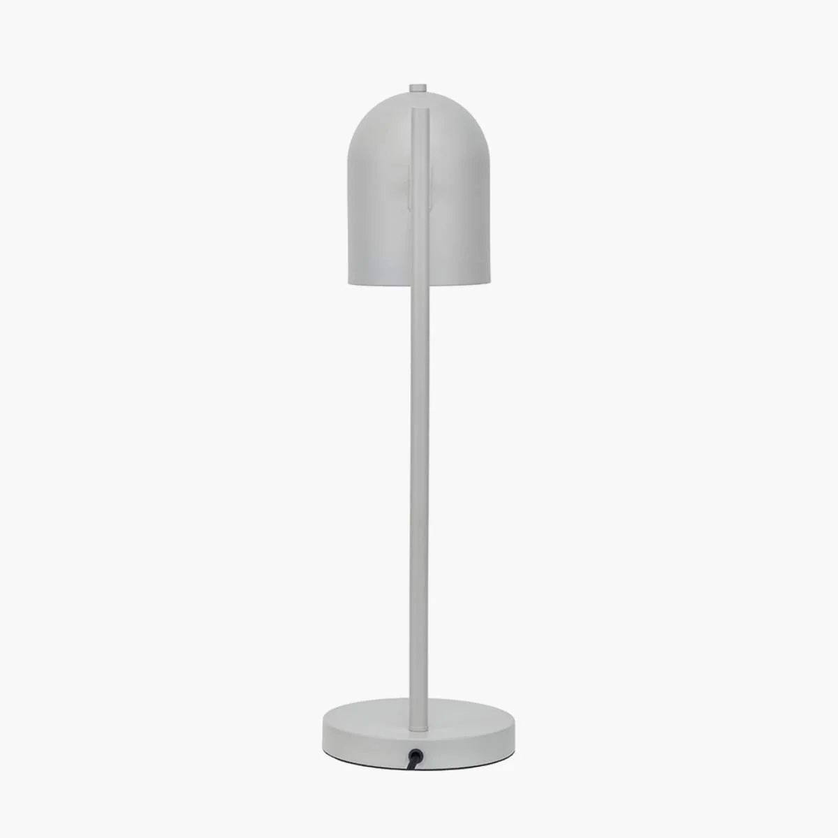 Pacific Lifestyle Finn Grey Metal Cloche Headed Table Lamp - Image 4