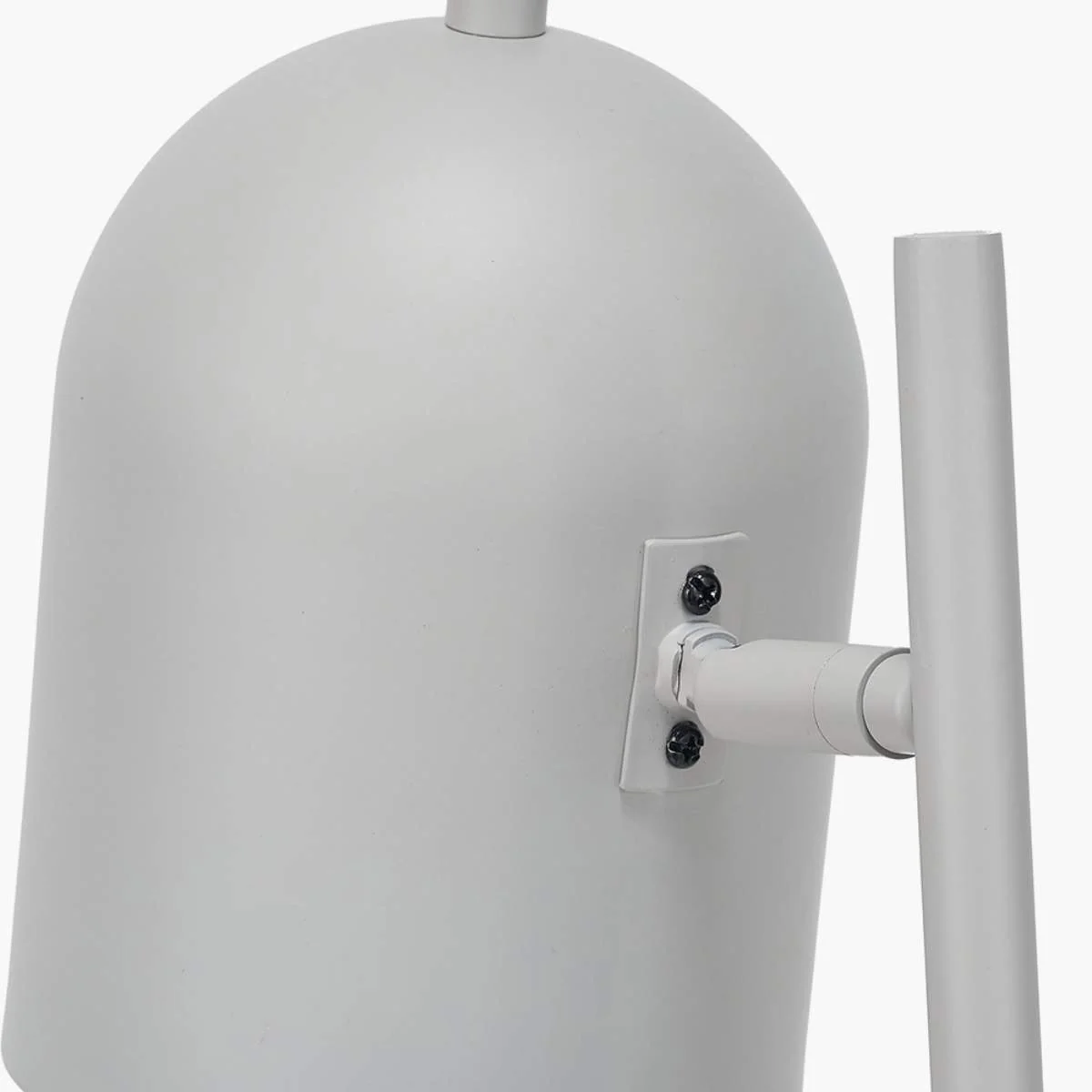 Pacific Lifestyle Finn Grey Metal Cloche Headed Table Lamp - Image 6