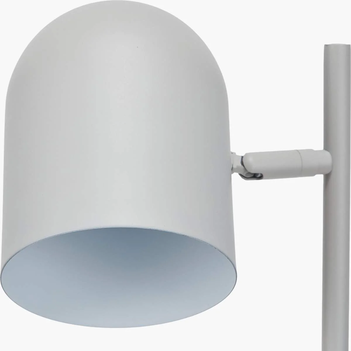 Pacific Lifestyle Finn Grey Metal Cloche Headed Table Lamp - Image 7