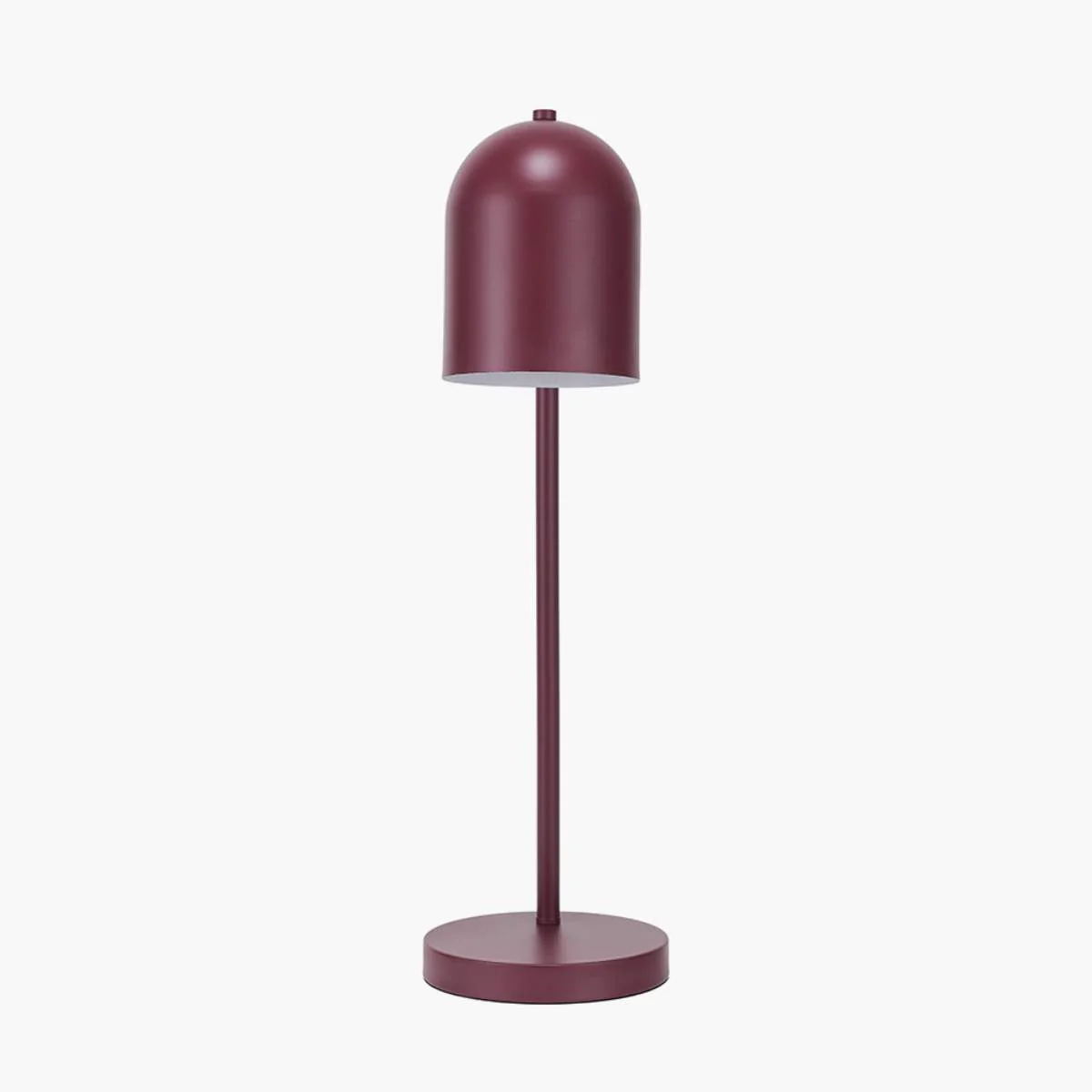 Pacific Lifestyle Finn Mulberry Metal Cloche Headed Table Lamp - Image 3