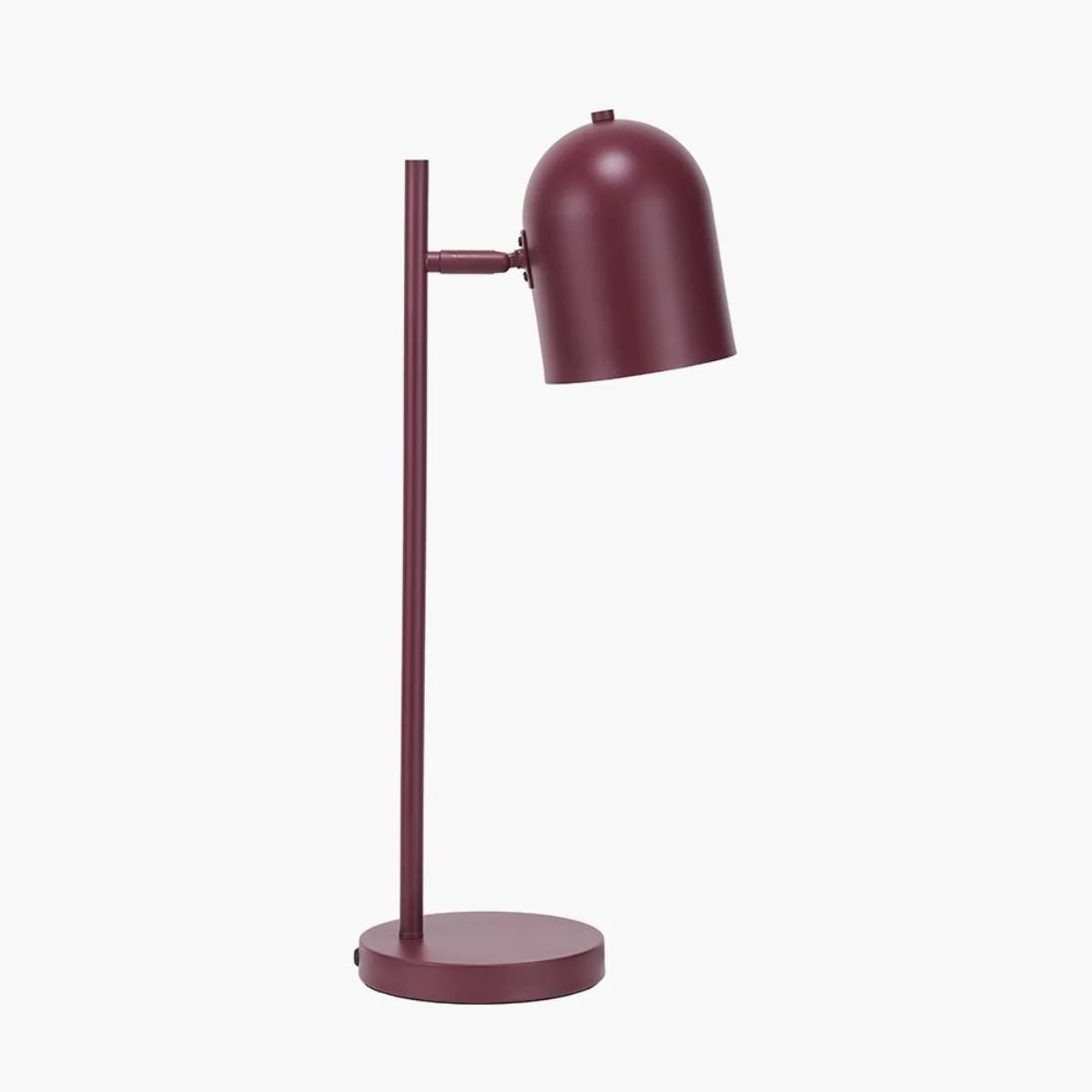 Pacific Lifestyle Finn Mulberry Metal Cloche Headed Table Lamp - Image 4