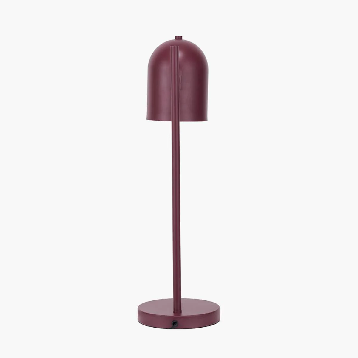 Pacific Lifestyle Finn Mulberry Metal Cloche Headed Table Lamp - Image 5