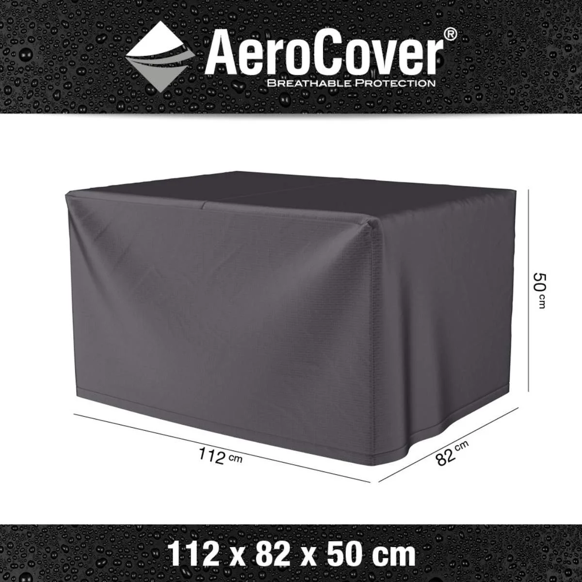 Pacific Lifestyle Firetable Aerocover 112x82x50cm high - Image 2