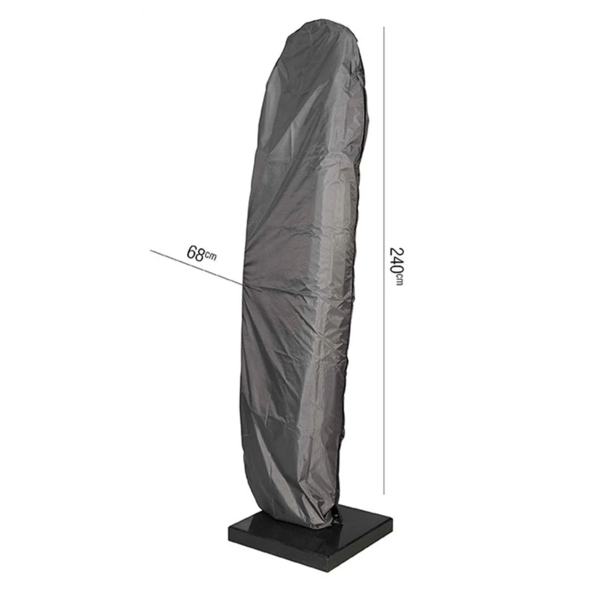 Pacific Lifestyle Free Arm Parasol Aerocover 240 x 68cm - Image 3