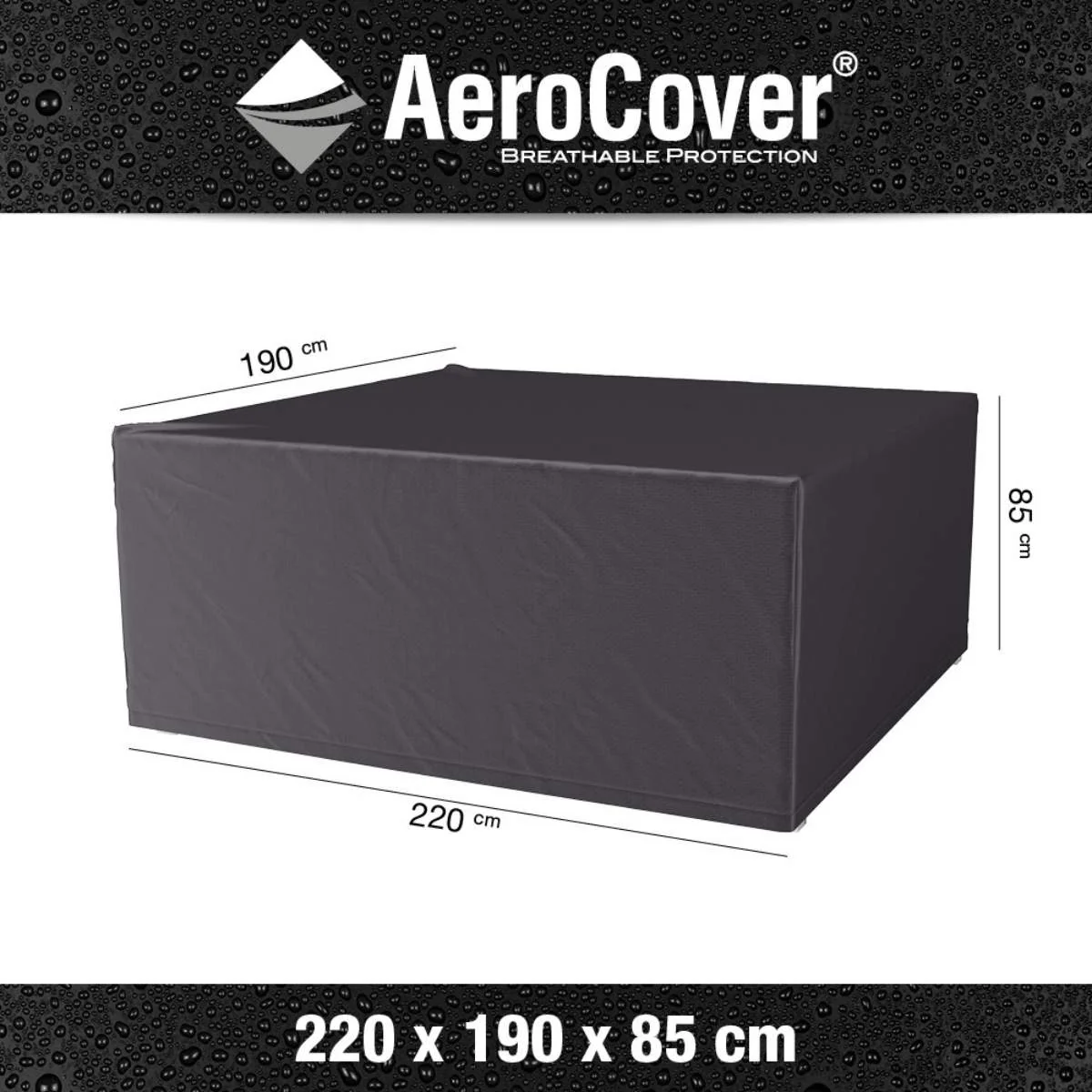 Pacific Lifestyle Garden Set Aerocover Rectangular 220x190x85cm high - Image 2