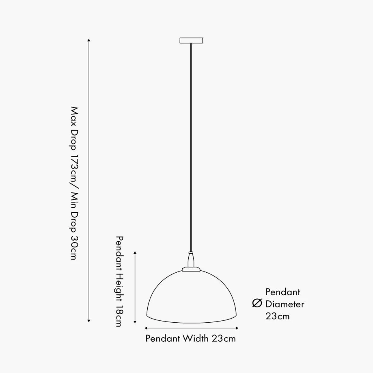 Pacific Lifestyle Giselle Diamond Design Clear Handcut Glass Dome Pendant - Image 7