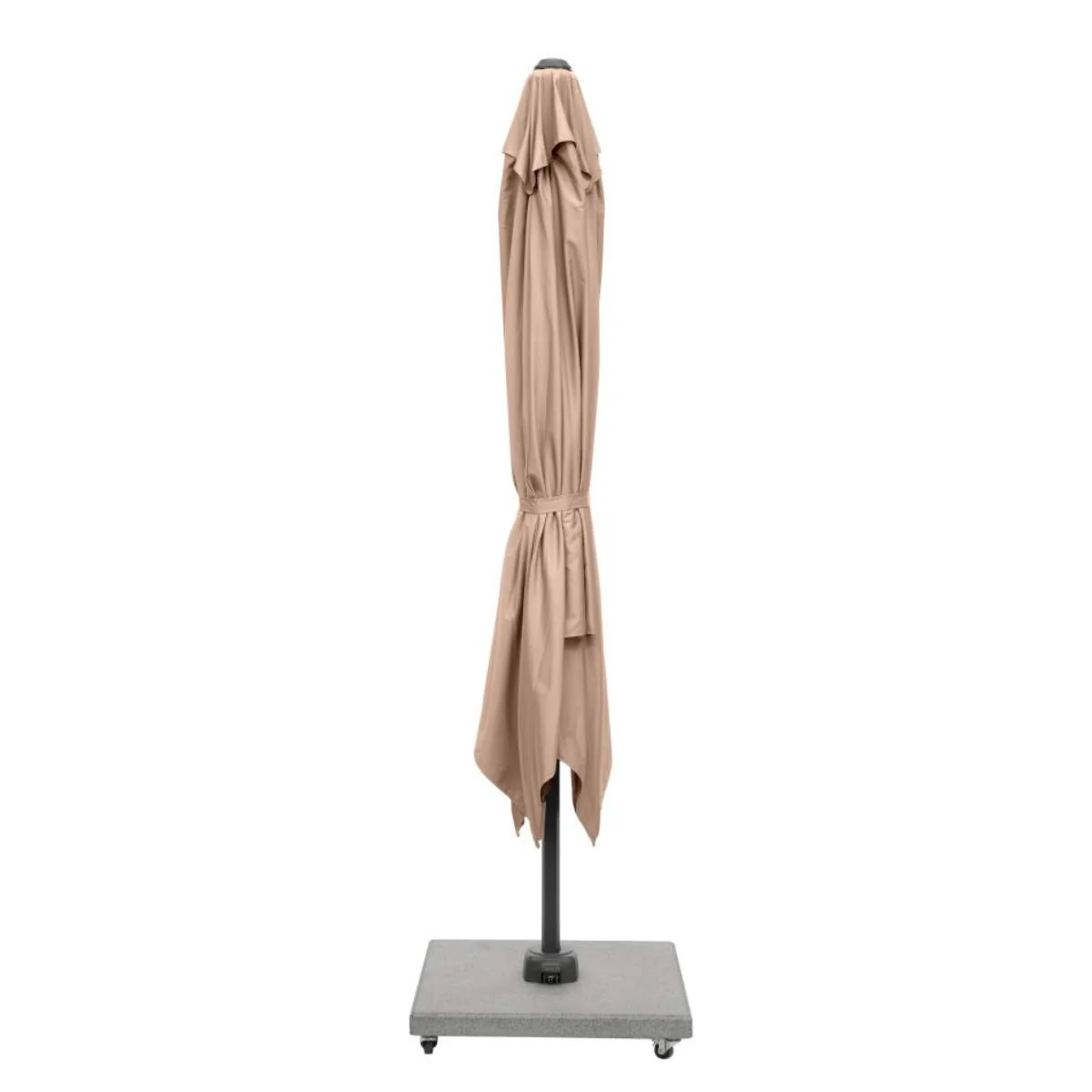 Pacific Lifestyle Glow Challenger T2 3m Square Taupe Free Arm Parasol - Image 4