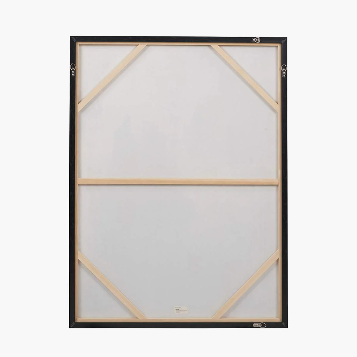 Pacific Lifestyle Gold and Blue Tone Abstract Canvas with Black Frame - Image 4