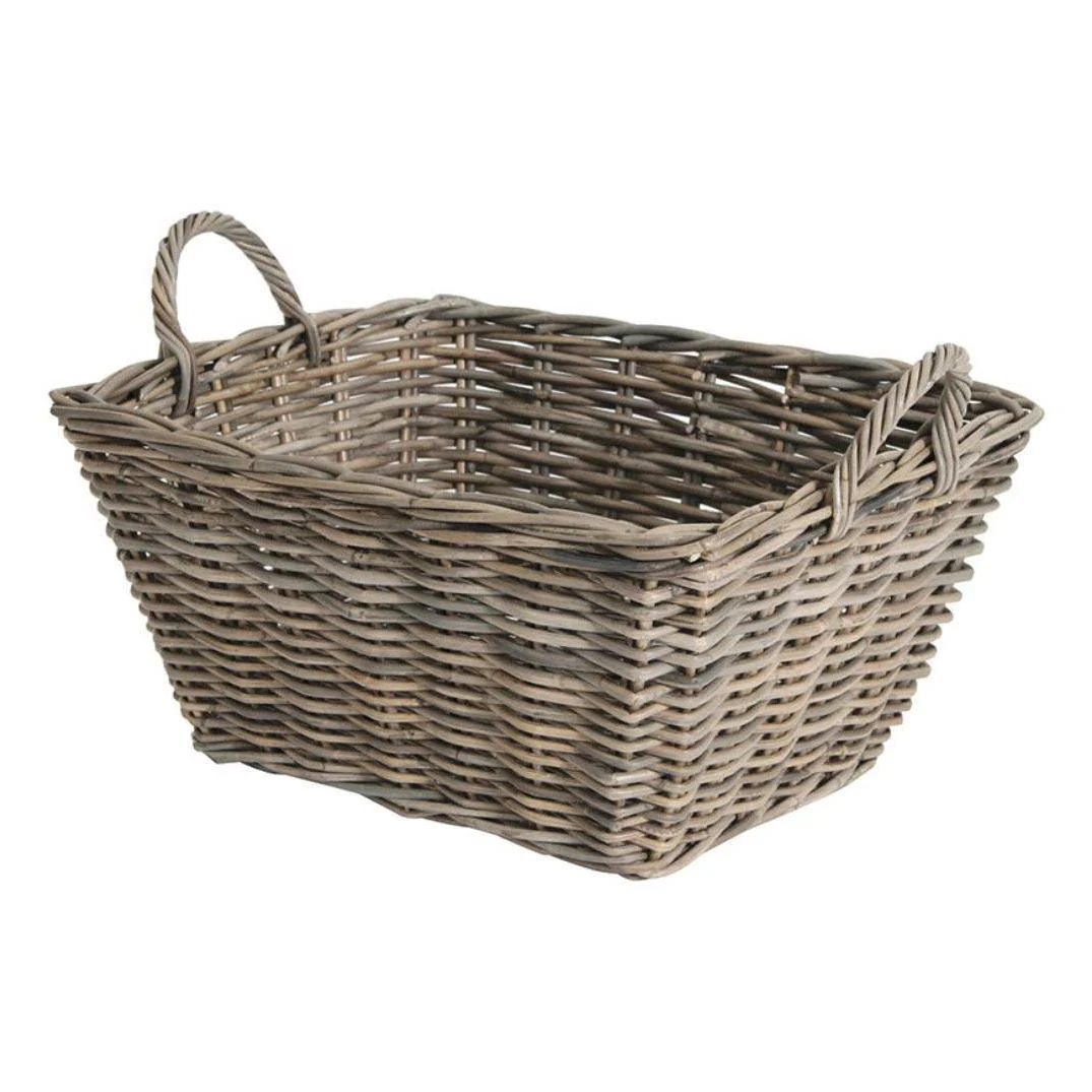Pacific Lifestyle Grey Kubu Rectangular Storage Basket