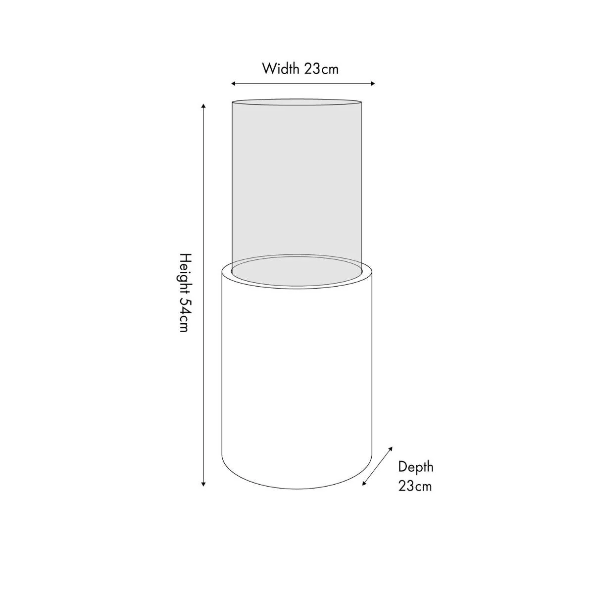 Pacific Lifestyle Grey Metal and Clear Glass Hurricane - Image 20