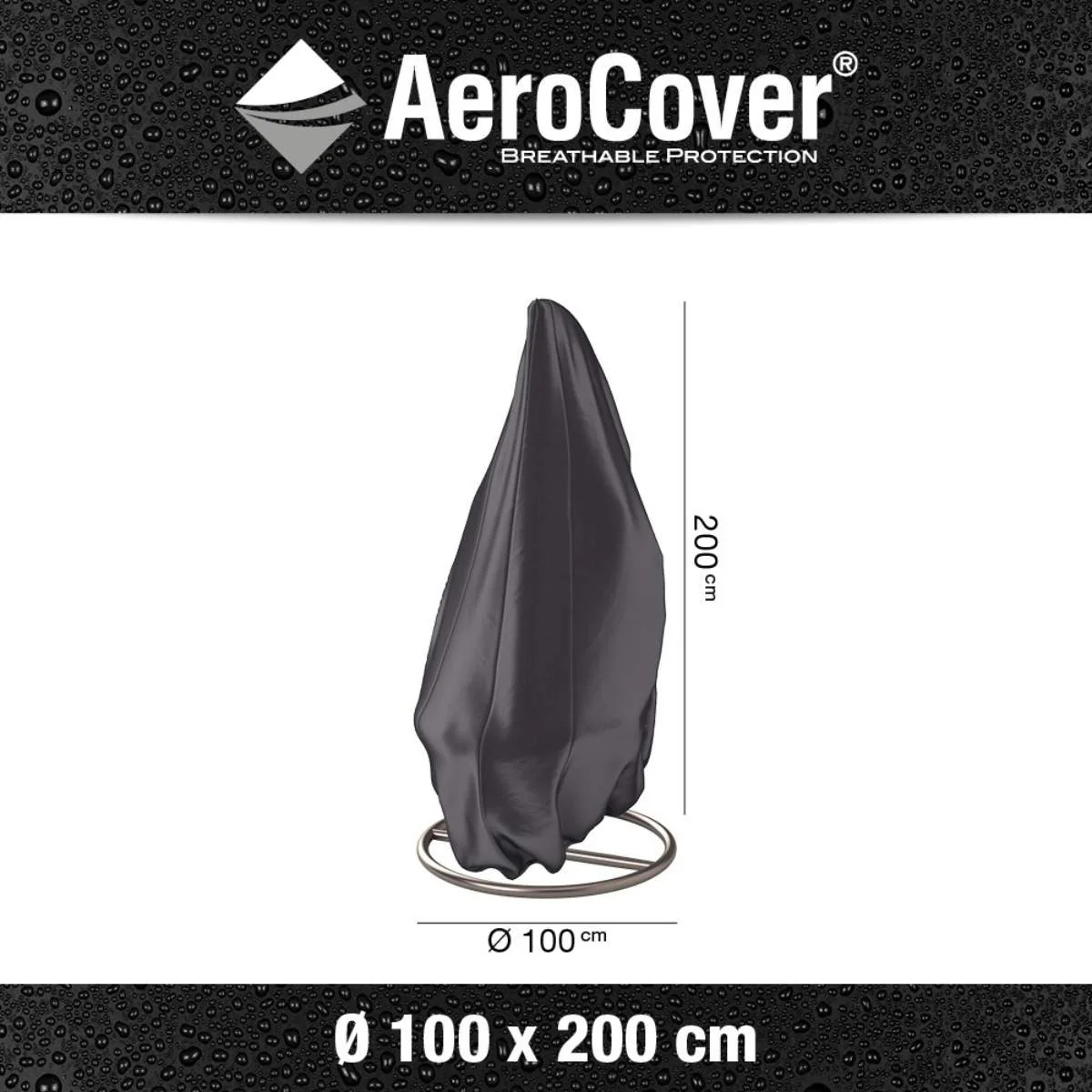 Pacific Lifestyle Hanging Chair Aerocover Round 100x200cm high - Image 3