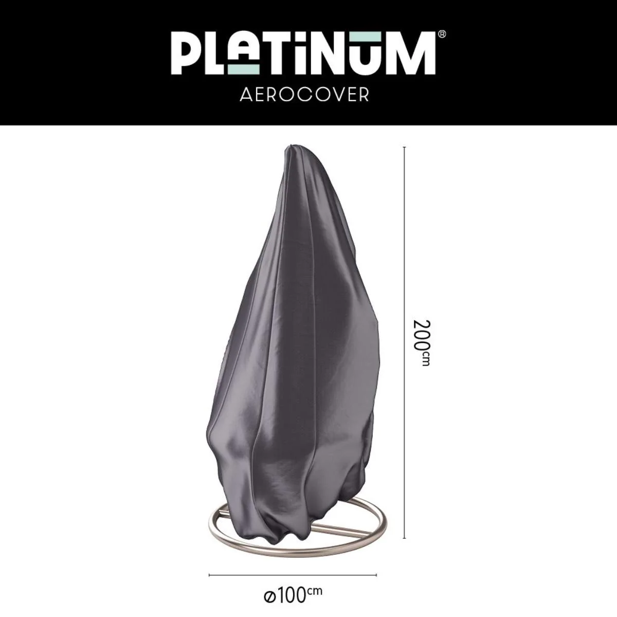 Pacific Lifestyle Hanging Chair Aerocover Round 100x200cm high - Image 5