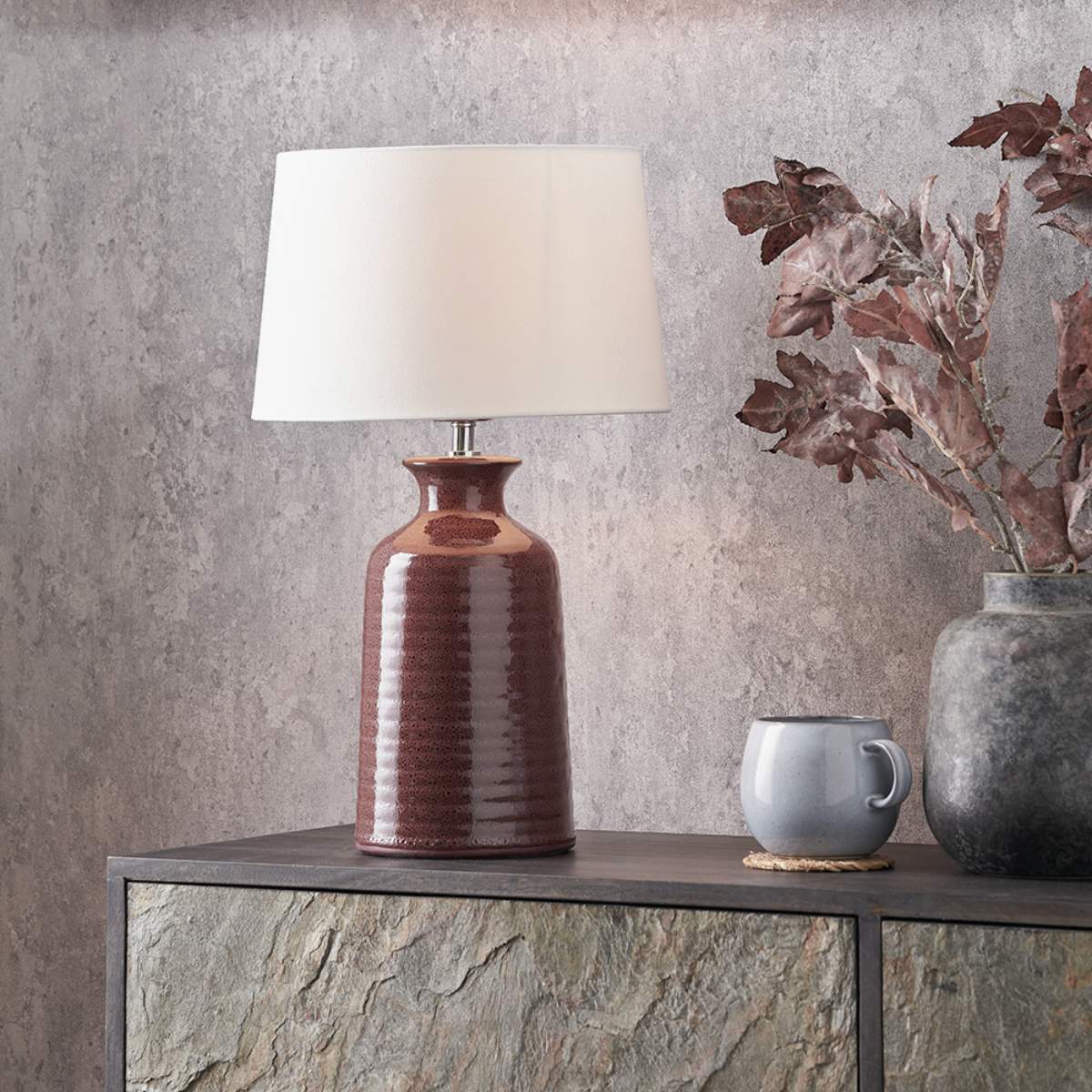 Pacific Lifestyle Helka Glaze Table Lamp - Image 7