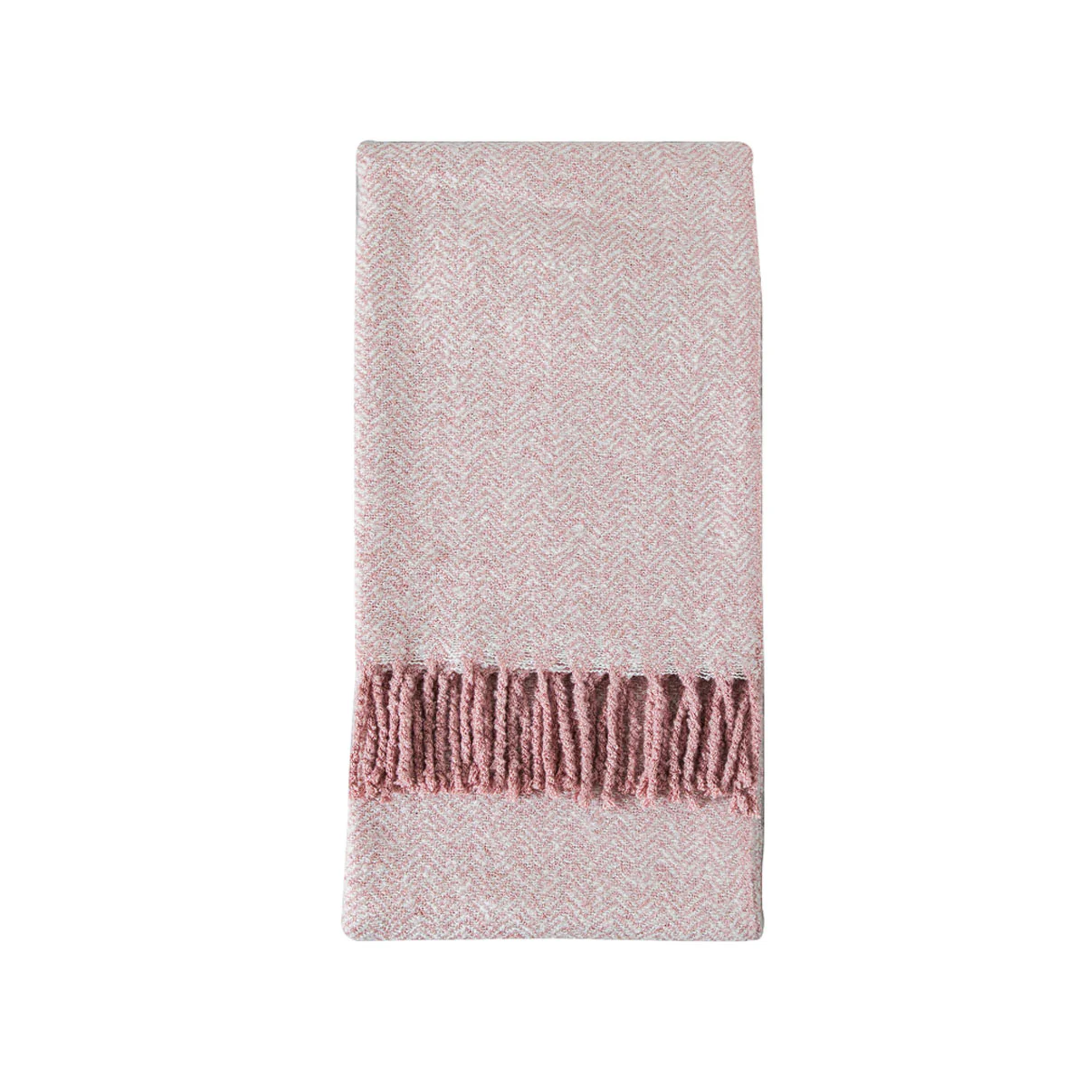 Gallery Direct Herringbone Faux Mohair Throw