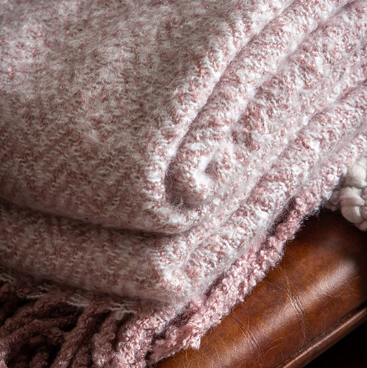 Gallery Direct Herringbone Faux Mohair Throw - Image 13