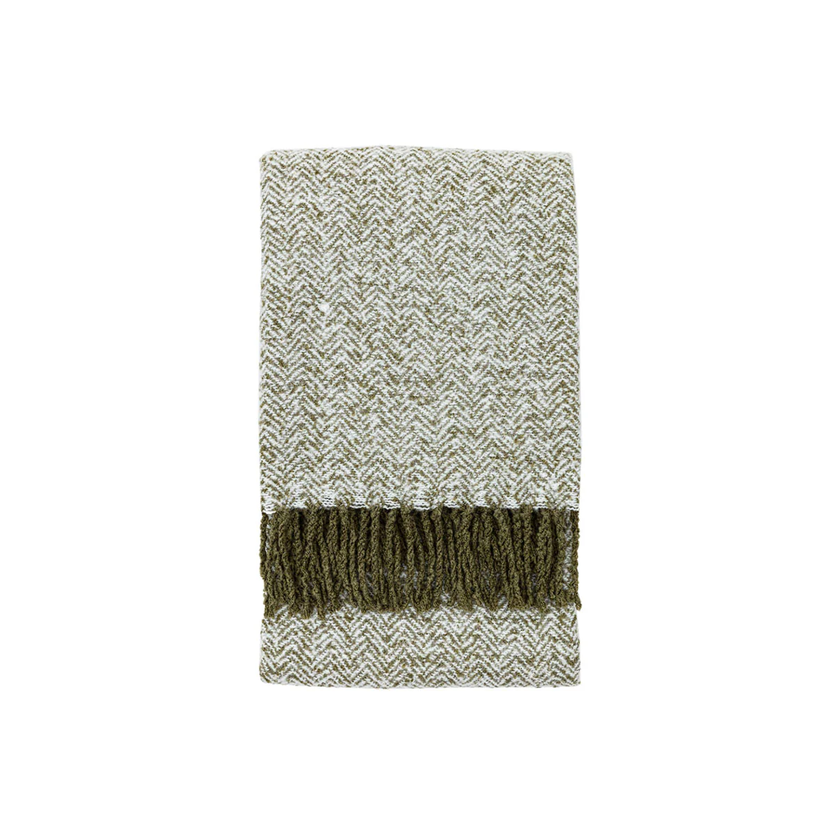 Gallery Direct Herringbone Faux Mohair Throw - Image 3