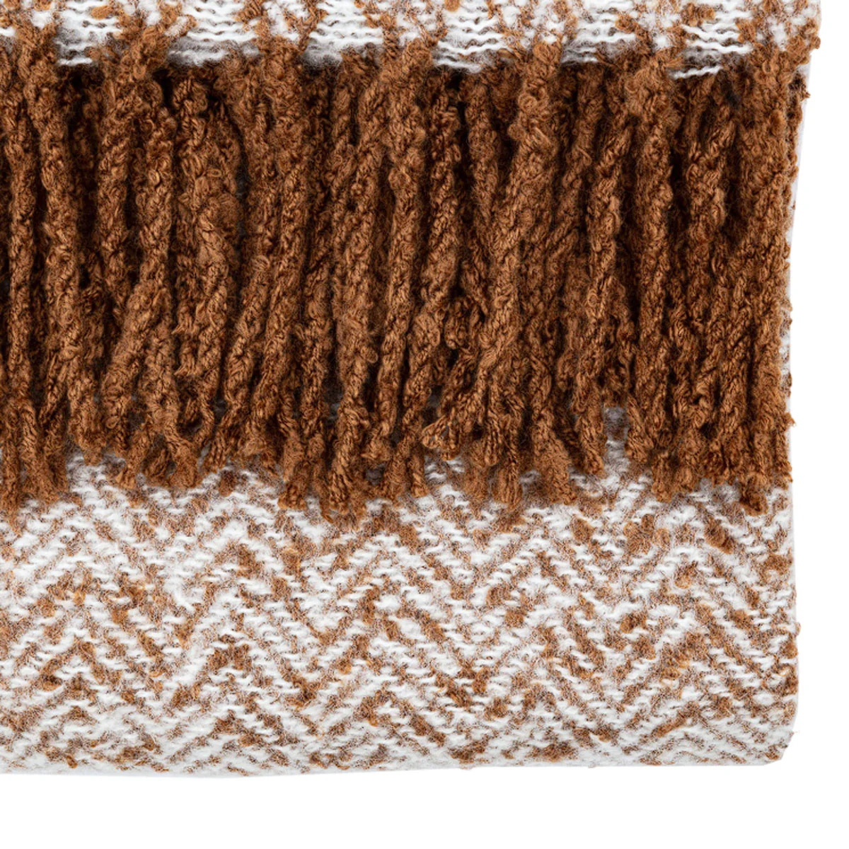 Gallery Direct Herringbone Faux Mohair Throw - Image 8