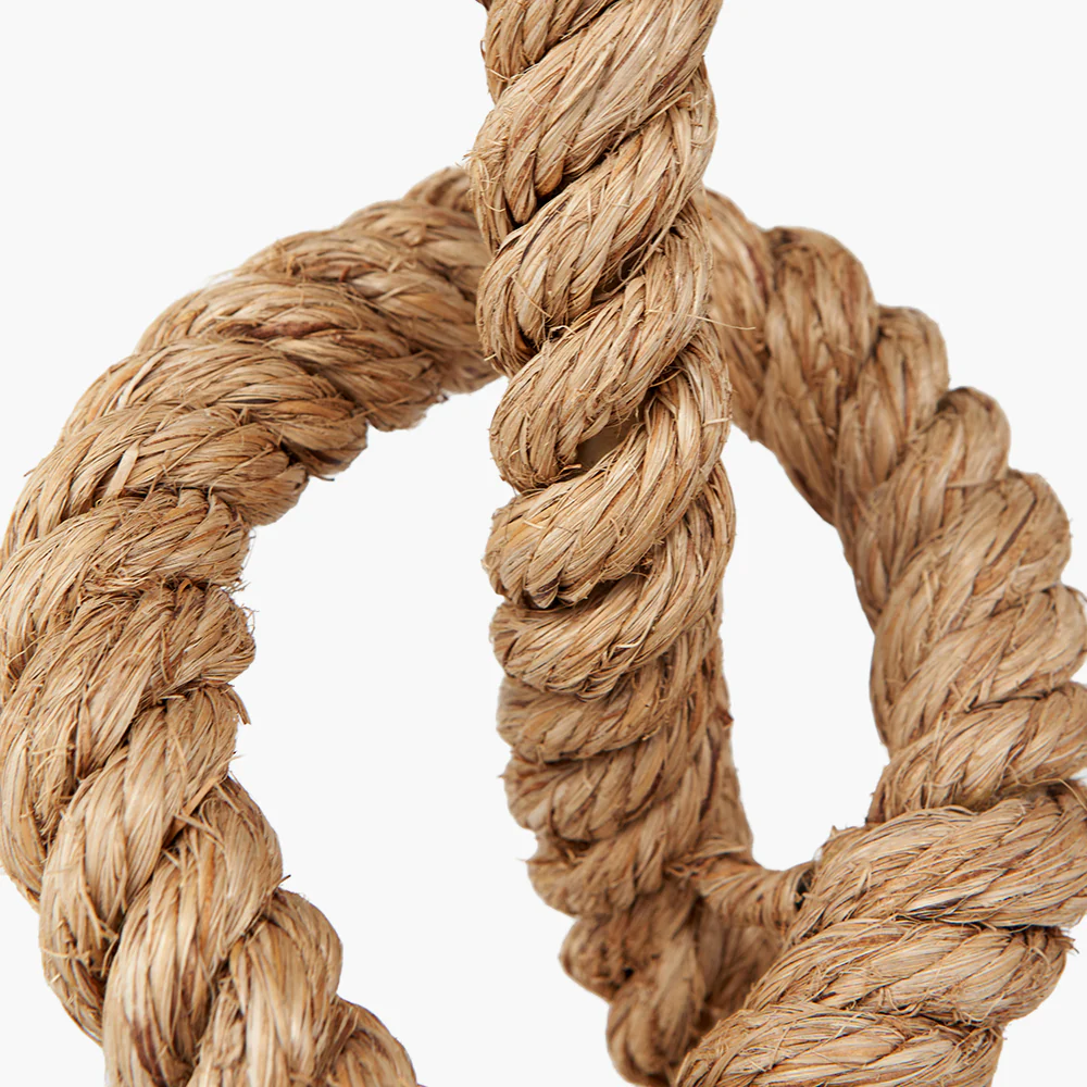 Pacific Lifestyle Hjalmar Rope Knot and Jute Table Lamp In Natural - Image 4