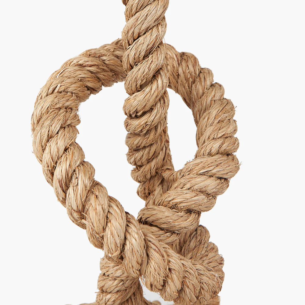 Pacific Lifestyle Hjalmar Rope Knot and Jute Table Lamp In Natural - Image 5