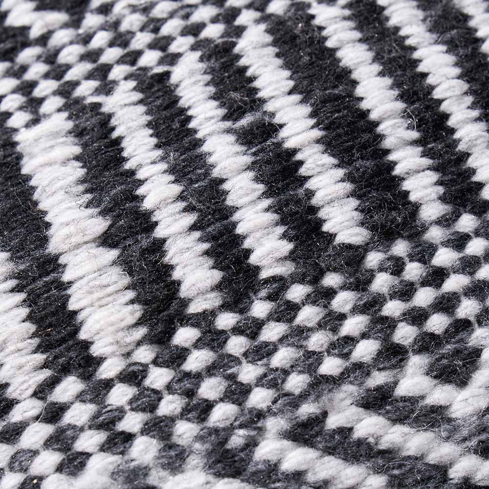 Pacific Lifestyle Indoor Outdoor Black and White Inca Design Scatter Cushion - Image 4