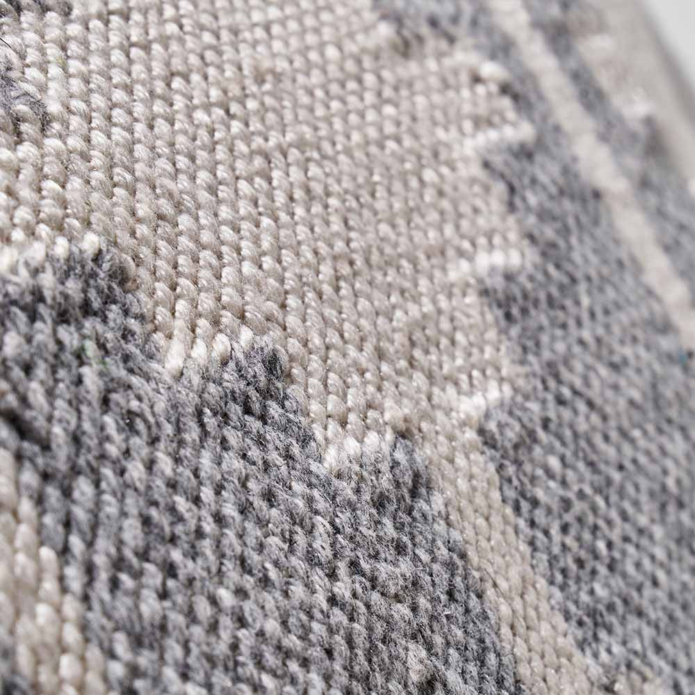 Pacific Lifestyle Indoor Outdoor Grey and White Moroccan Design Scatter Cushion - Image 5