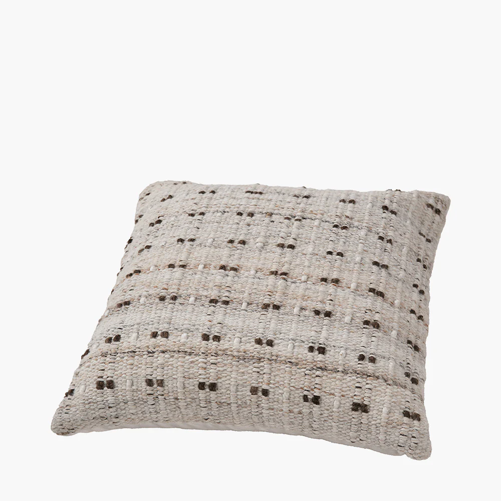 Pacific Lifestyle Indoor Outdoor Natural Double Stitch Design Scatter Cushion - Image 3