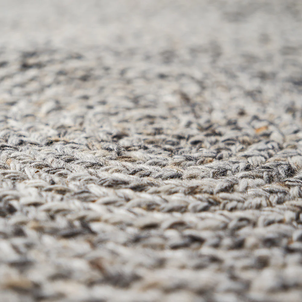 Pacific Lifestyle Indoor Outdoor Warm Grey Tweed Design Rug - Image 3