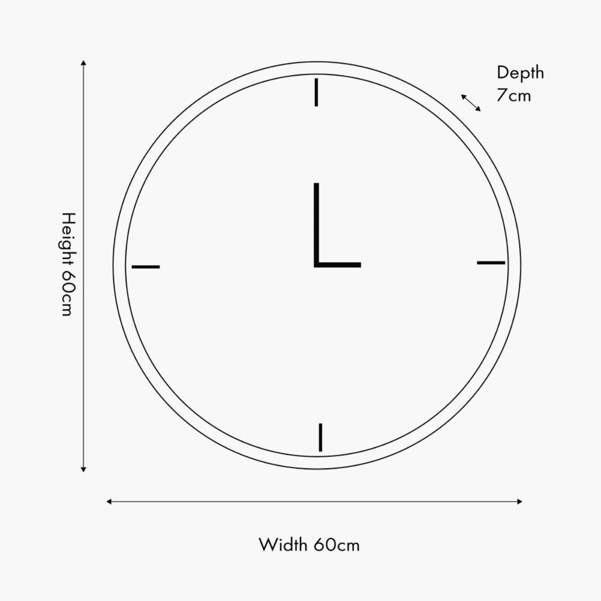 Pacific Lifestyle Ivory and Silver Wood Working Cog Wall Clock - Image 10