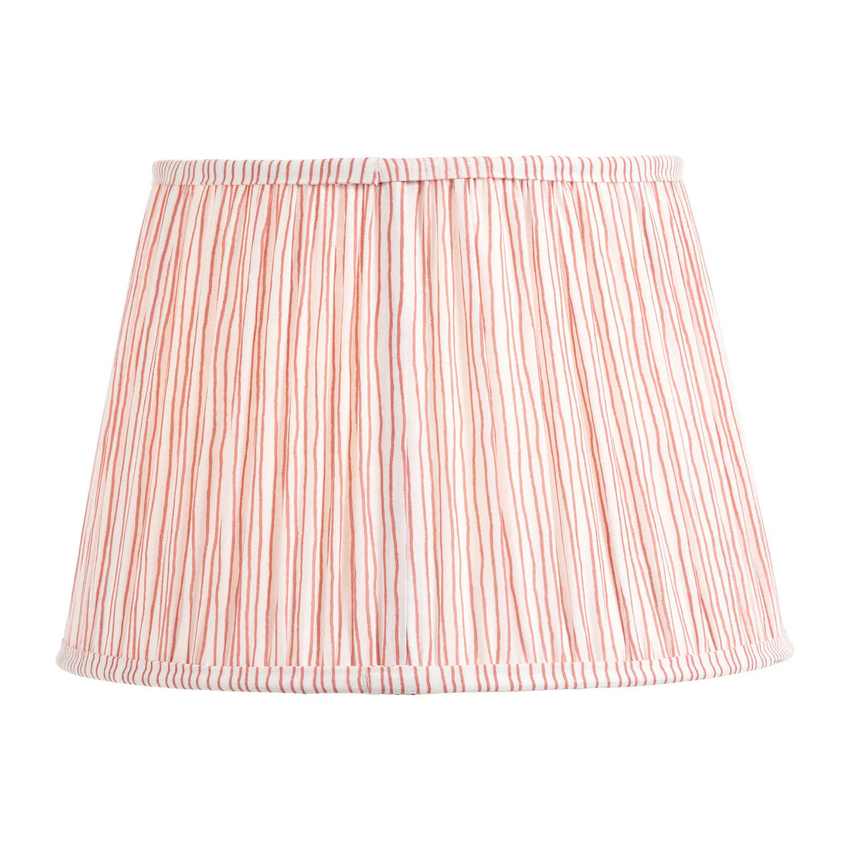 Pacific Lifestyle Jesper Cinnamon Stripe Mushroom Pleat Tapered Lampshade