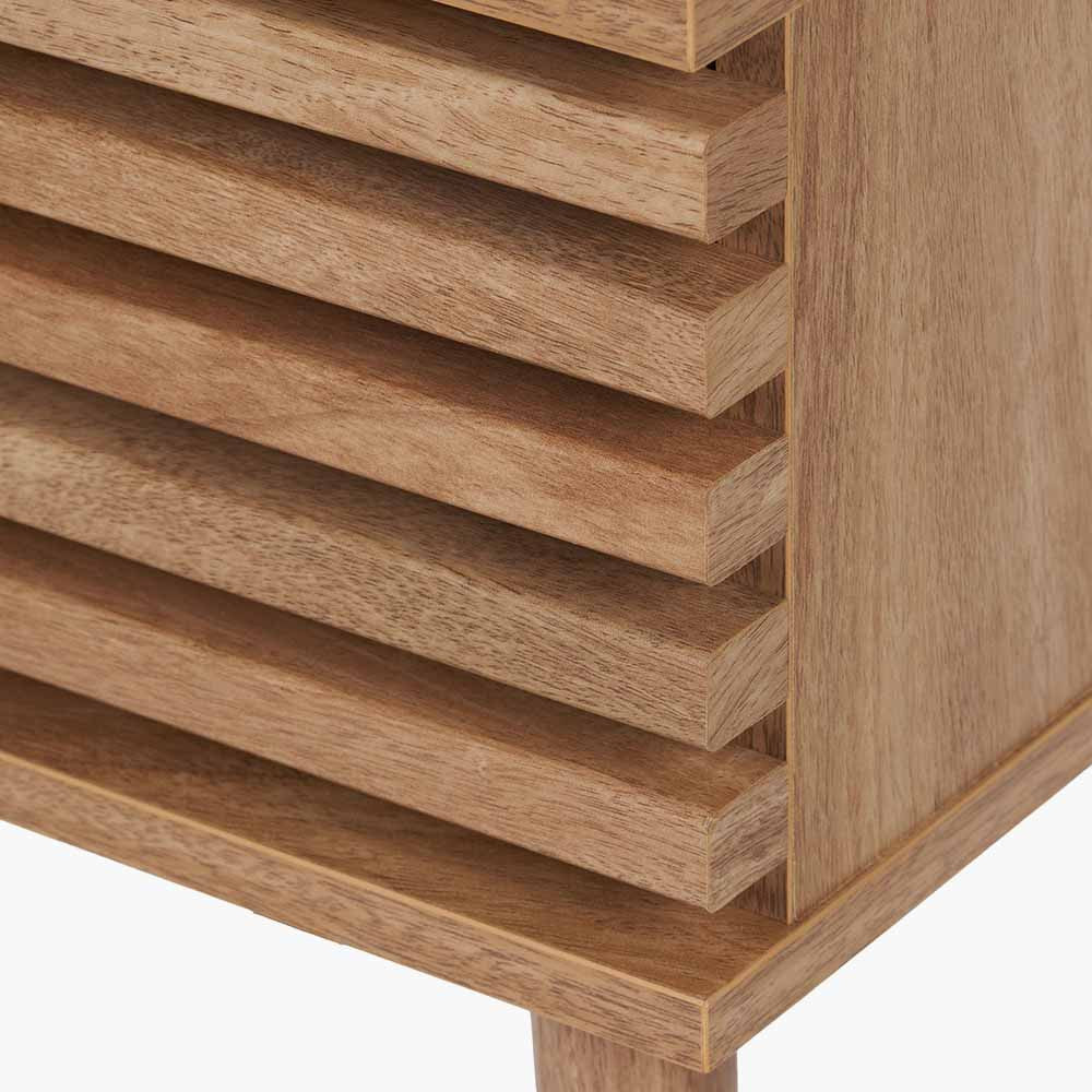 Pacific Lifestyle Larvik Natural Eucalyptus Wood 1 Drawer Unit - Image 6