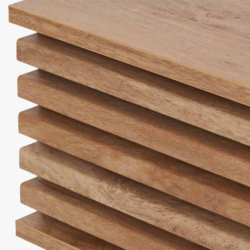 Pacific Lifestyle Larvik Natural Eucalyptus Wood 1 Drawer Unit - Image 8