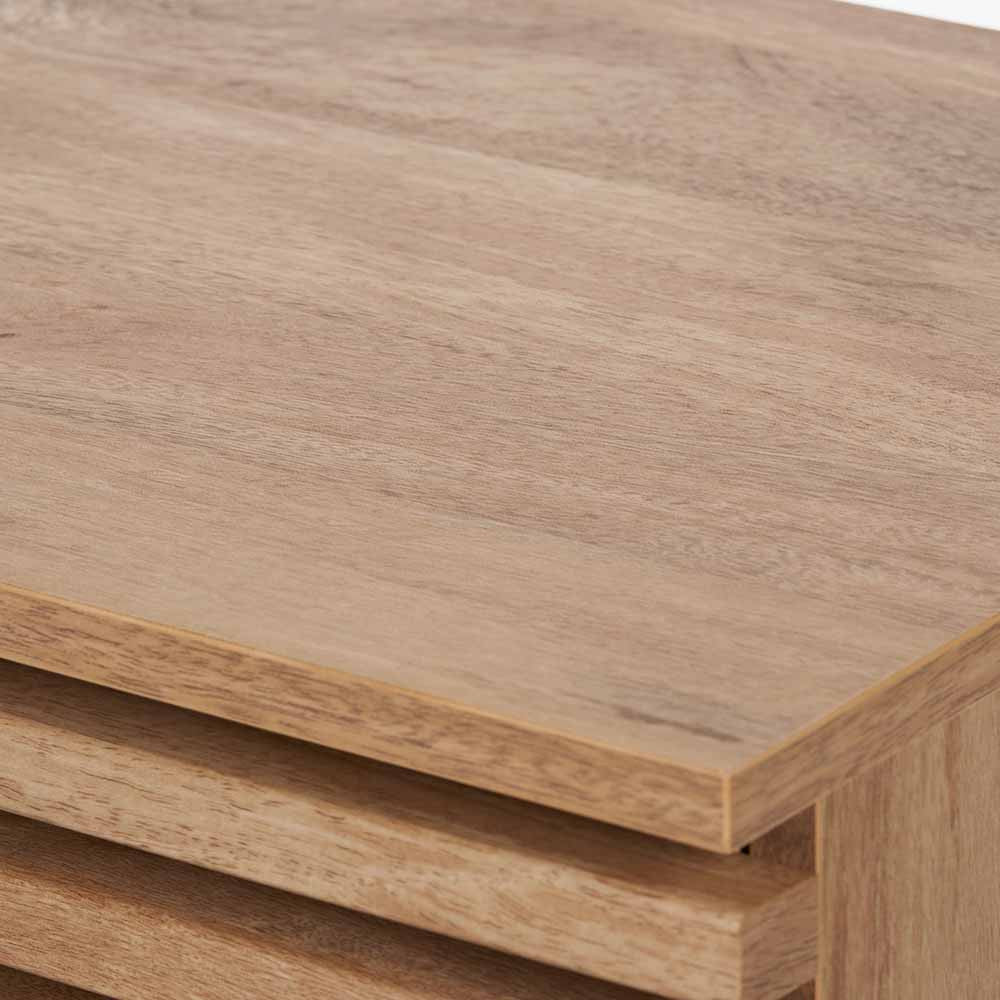 Pacific Lifestyle Larvik Natural Eucalyptus Wood 1 Drawer Unit - Image 9