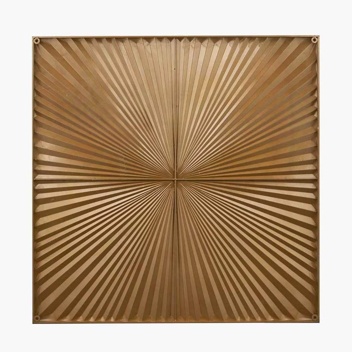 Pacific Lifestyle Light Grey and Gold Metal Starburst Wall Art - Image 6
