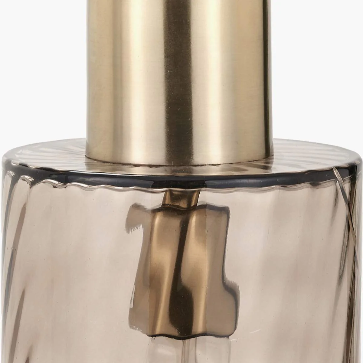Pacific Lifestyle Loxley Ripple Effect Light Brown Glass Pendant - Image 6