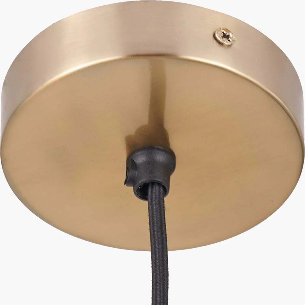 Pacific Lifestyle Loxley Ripple Effect Light Brown Glass Pendant - Image 7